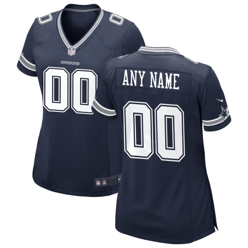 Women’s Nike Navy Dallas Cowboys Custom Game Jersey