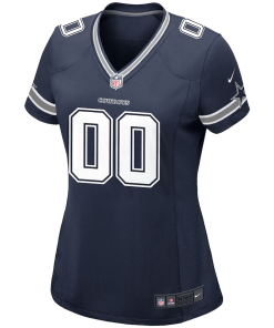 Alternative view of Women’s Nike Navy Dallas Cowboys Custom Game Jersey