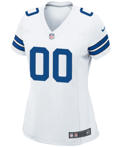 Alternative view of Women’s Nike White Dallas Cowboys Custom Game Jersey