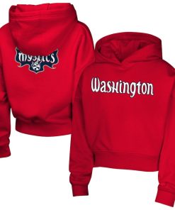 Washington Mystics Girls Youth Top Closer Fashion Pullover Hoodie – Red
