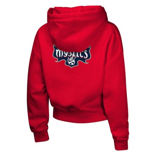 Washington Mystics Girls Youth Top Closer Fashion Pullover Hoodie – Red - Image 3