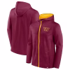 Washington Commanders Fanatics Ball Carrier Full-Zip Hoodie – Burgundy/Gold