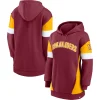 Washington Commanders Fanatics Women’s Lock It Down Pullover Hoodie – Burgundy/Gold