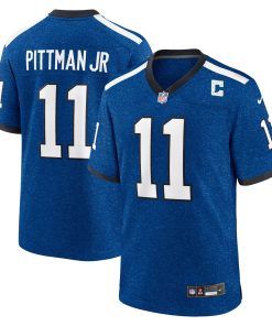 Indiana Nights Michael Pittman Jr. Indianapolis Colts Nike Alternate Game Jersey – Blue