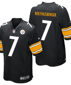 Pittsburgh Steelers Nike Home Game Jersey – Ben Roethlisberger – Mens