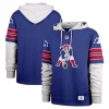 New England Patriots ’47 Double Header Blitz Throwback Cornerback Pullover Hoodie – Royal