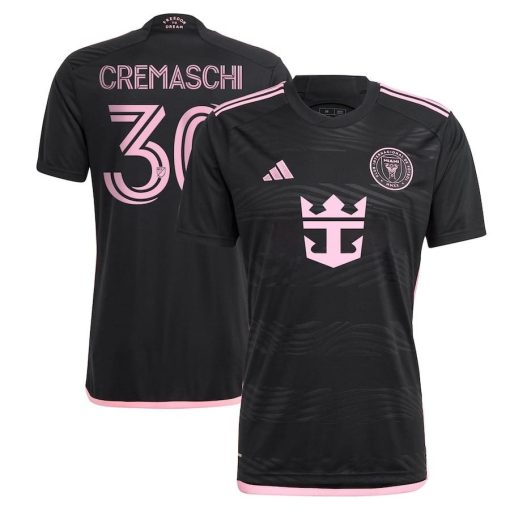 Men’s Inter Miami CF Benjamin Cremaschi adidas Black 2024 La Noche Replica Player Jersey