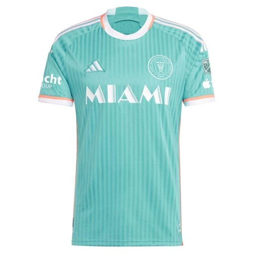 Men’s Inter Miami CF Lionel Messi adidas Aqua 2024 Archive Authentic Jersey - Image 2