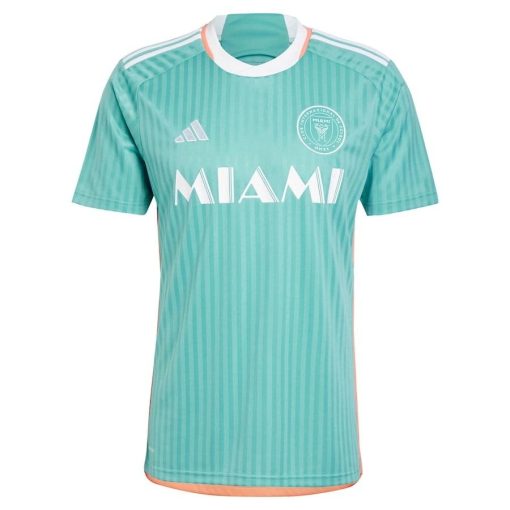 Men’s Inter Miami CF Lionel Messi adidas Aqua 2024 Archive Replica Player Jersey - Image 2