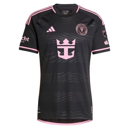 Men’s Inter Miami CF Lionel Messi adidas Black 2024 La Noche Authentic Player Jersey - Image 2