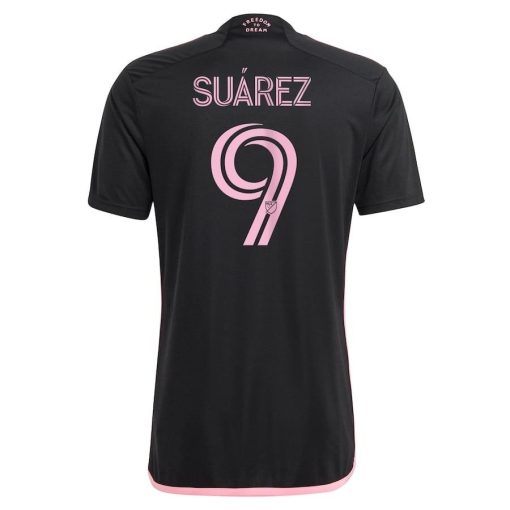 Men’s Inter Miami CF Luis Suárez adidas Black 2024 La Noche Replica Player Jersey - Image 3