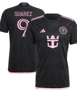 Men’s Inter Miami CF Luis Suárez adidas Black 2024 La Noche Replica Player Jersey