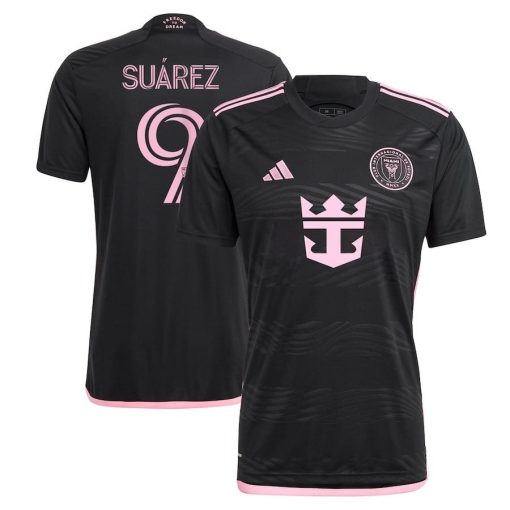 Men’s Inter Miami CF Luis Suárez adidas Black 2024 La Noche Replica Player Jersey