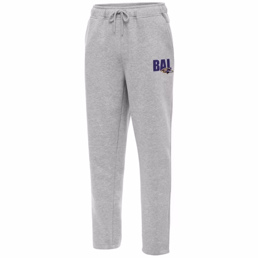 Baltimore Ravens Antigua Victory Sweatpants – Heather Gray