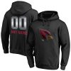 Arizona Cardinals Personalized Midnight Mascot Pullover Hoodie – Black