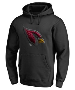 Alternative view of Arizona Cardinals Personalized Midnight Mascot Pullover Hoodie – Black