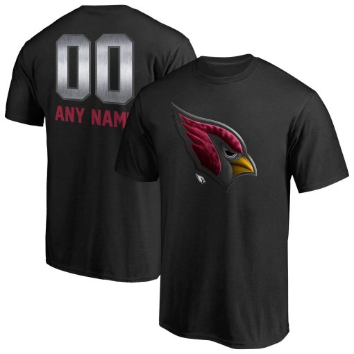 Arizona Cardinals Personalized Midnight Mascot T-Shirt – Black