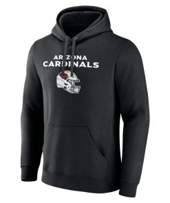 Alternative view of Arizona Cardinals Personalized Name & Number Team Wordmark Pullover Hoodie – Black