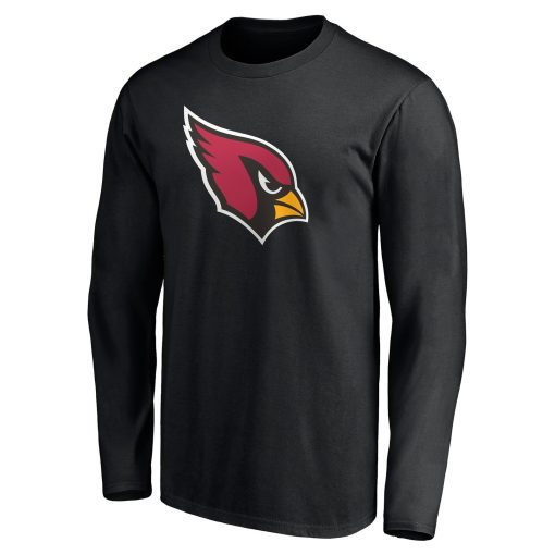 Arizona Cardinals Team Authentic Personalized Name & Number Long Sleeve T-Shirt – Black - Image 2