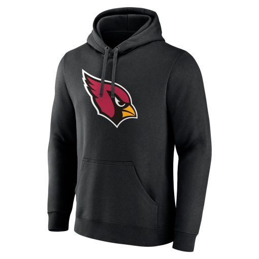 Arizona Cardinals Team Authentic Personalized Name & Number Pullover Hoodie – Black - Image 2