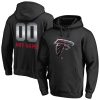 Atlanta Falcons Personalized Midnight Mascot Pullover Hoodie – Black