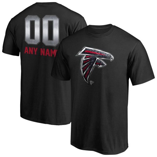 Atlanta Falcons Personalized Midnight Mascot T-Shirt – Black