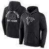 Atlanta Falcons Personalized Name & Number Pullover Hoodie – Black