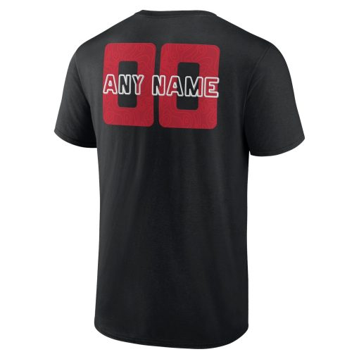Atlanta Falcons Stellar Personalized Name & Number T-Shirt – Black - Image 3