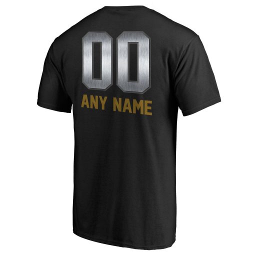 Baltimore Ravens Personalized Midnight Mascot T-Shirt – Black - Image 3