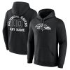Baltimore Ravens Personalized Name & Number Pullover Hoodie – Black