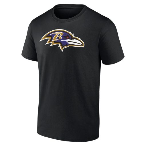 Baltimore Ravens Team Authentic Personalized Name & Number T-Shirt – Black - Image 2