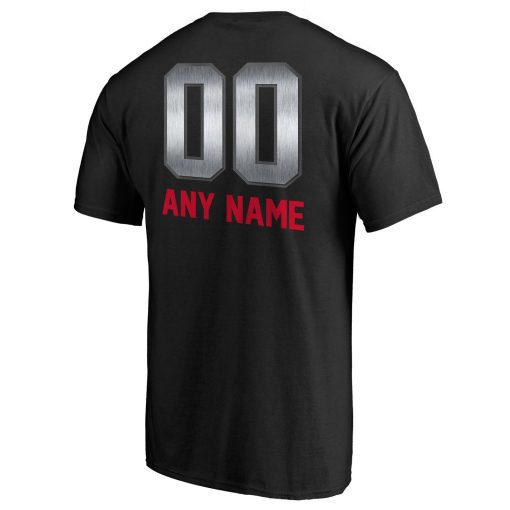 Buffalo Bills Personalized Midnight Mascot T-Shirt – Black - Image 3