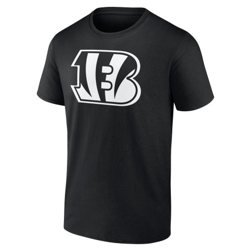 Cincinnati Bengals Personalized Name & Number Monochrome T-Shirt – Black - Image 2