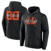 Cincinnati Bengals Stellar Personalized Name & Number Pullover Hoodie – Black