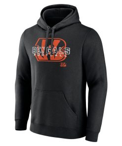 Alternative view of Cincinnati Bengals Stellar Personalized Name & Number Pullover Hoodie – Black
