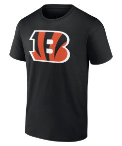 Alternative view of Cincinnati Bengals  Team Authentic Custom T-Shirt – Black