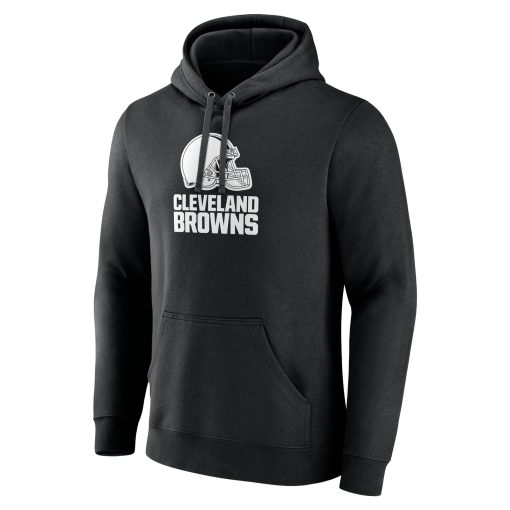 Cleveland Browns Personalized Name & Number Pullover Hoodie – Black - Image 2