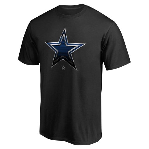 Dallas Cowboys Personalized Midnight Mascot T-Shirt – Black - Image 2