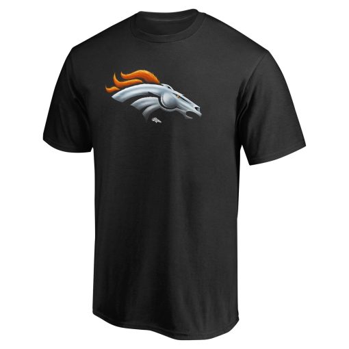 Denver Broncos Personalized Midnight Mascot T-Shirt – Black - Image 2