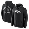 Denver Broncos Personalized Name & Number Pullover Hoodie – Black