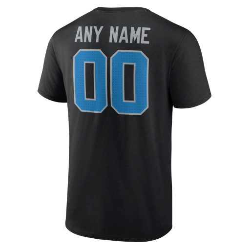 Detroit Lions  Team Authentic Custom T-Shirt – Black - Image 3