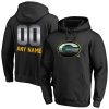 Green Bay Packers Personalized Midnight Mascot Pullover Hoodie – Black