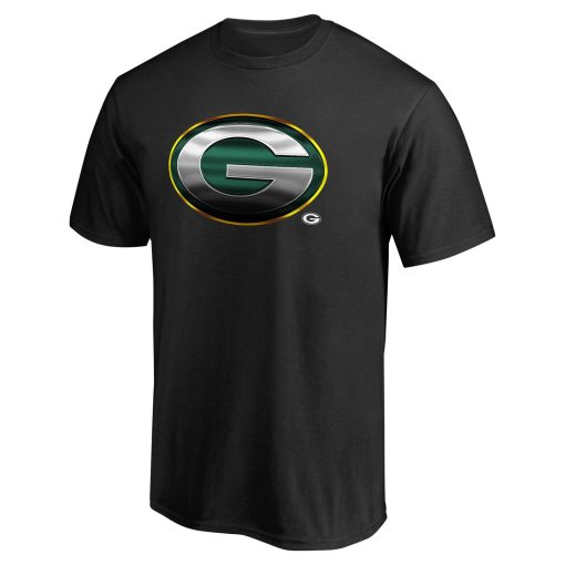 Green Bay Packers Personalized Midnight Mascot T-Shirt – Black - Image 2