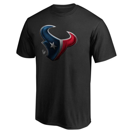 Houston Texans Personalized Midnight Mascot T-Shirt – Black - Image 2