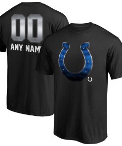 Indianapolis Colts Personalized Midnight Mascot T-Shirt – Black