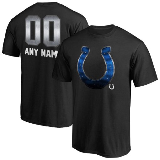 Indianapolis Colts Personalized Midnight Mascot T-Shirt – Black
