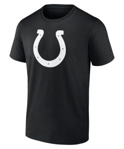 Alternative view of Indianapolis Colts Personalized Name & Number Monochrome T-Shirt – Black