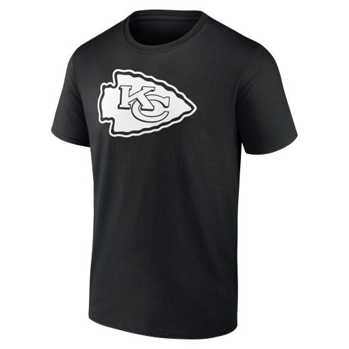 Kansas City Chiefs Personalized Name & Number Monochrome T-Shirt – Black - Image 2