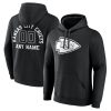 Kansas City Chiefs Personalized Name & Number Pullover Hoodie – Black