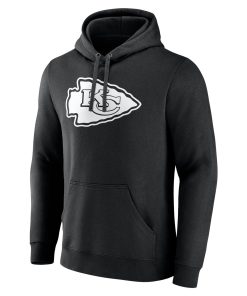 Alternative view of Kansas City Chiefs Personalized Name & Number Pullover Hoodie – Black